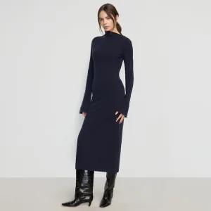 Keaton Bell-Sleeve Midi Dress