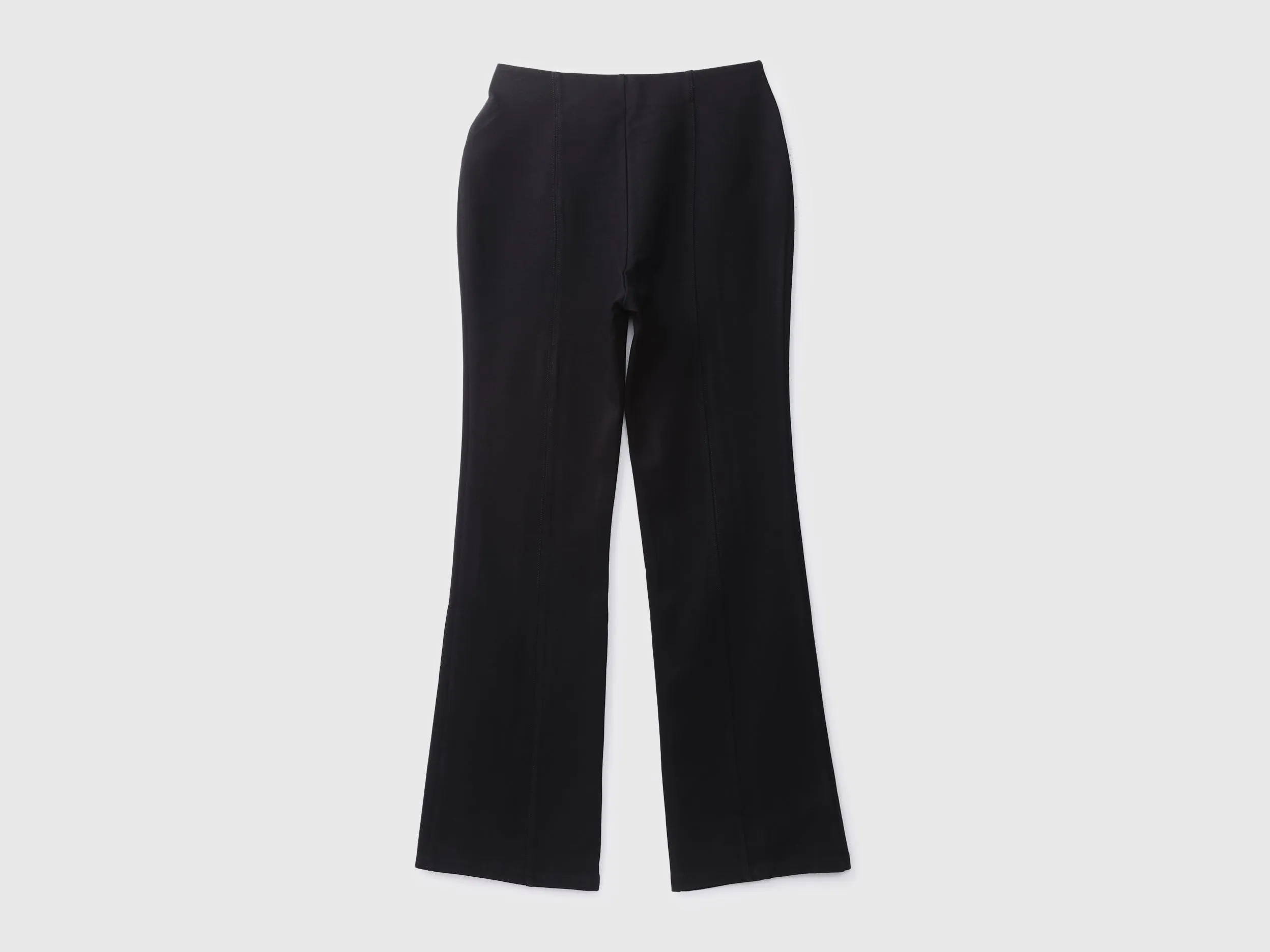 Ladies Solid Knitted Pants