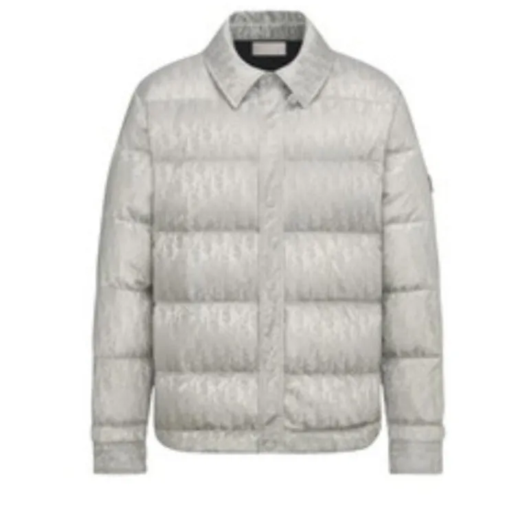 Latest Padded ZIp-Up Jacquard Jacket