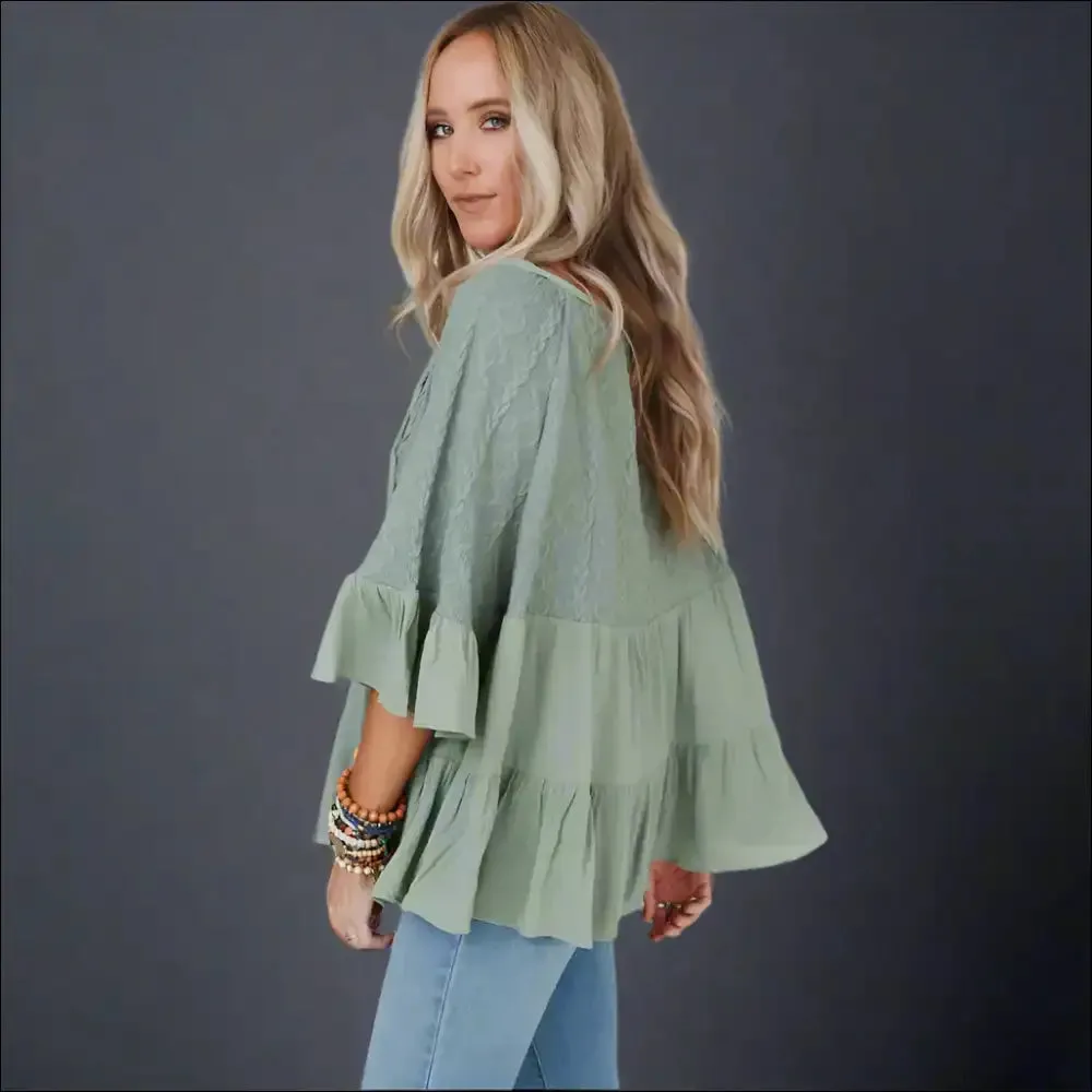 Laurel Green Blouse: Tie Split Happens (and Looks Amazing) 🤣 Needful Things
