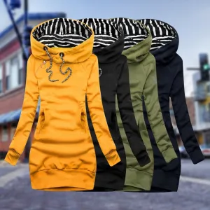 LIMA - warm oversized long-sleeve sweatshirt for winter