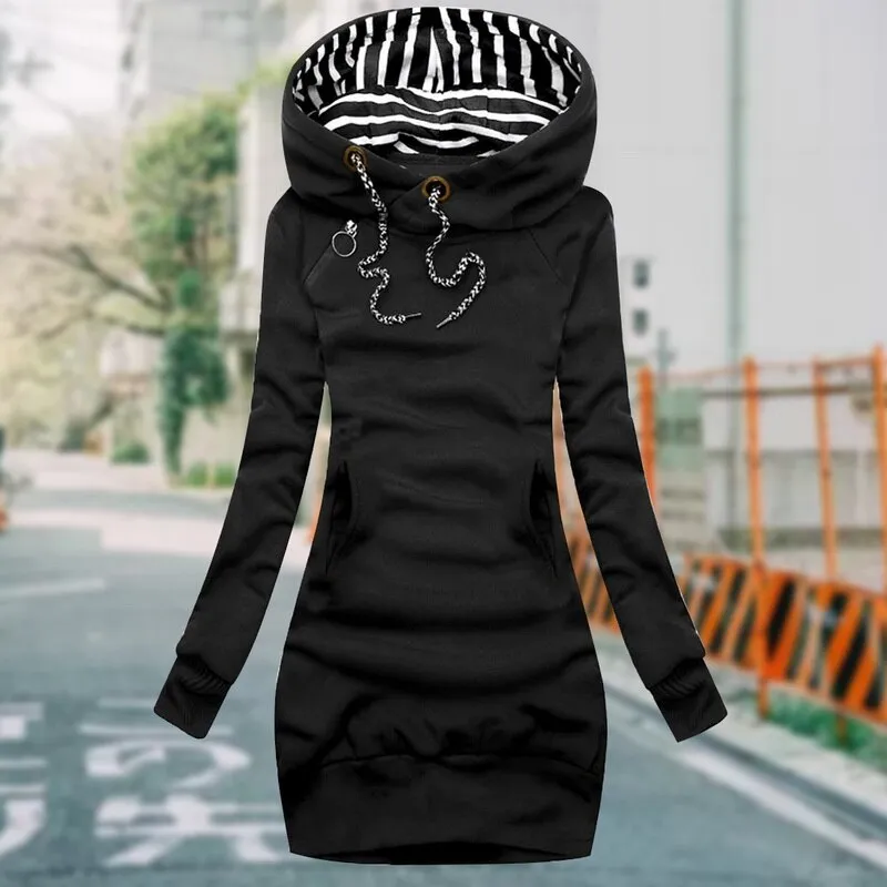 LIMA - warm oversized long-sleeve sweatshirt for winter