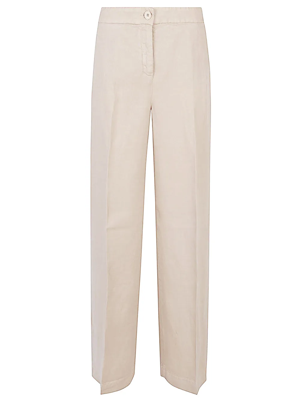 Linen blend trousers