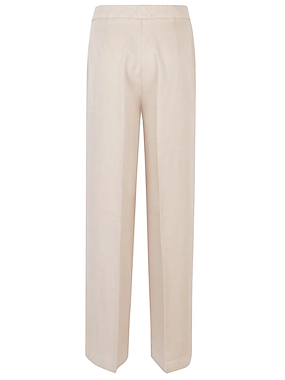 Linen blend trousers