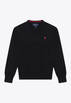 Logo Embroidered Sweater