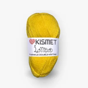 Lollipop Twinkle Dbl Knit Yellow #01