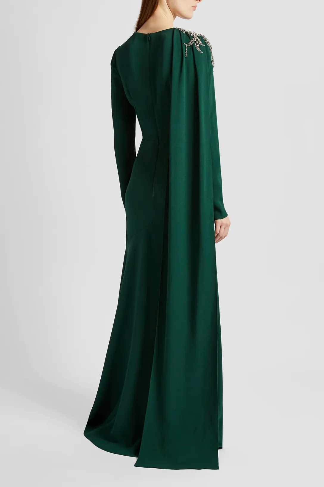 Long Sleeve Gown | Pine Green