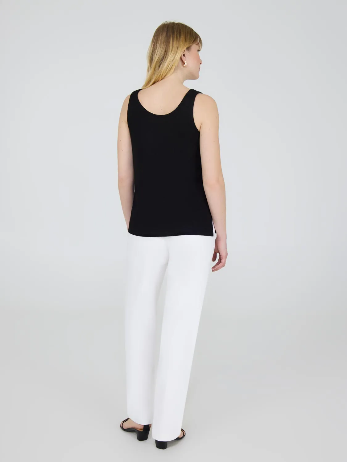 Loose Knit Sweater Tank Top