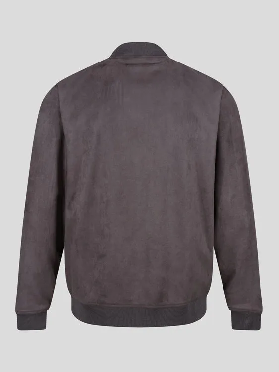 Luke 1977 Minky Marklew Suede Bomber Jacket Ash