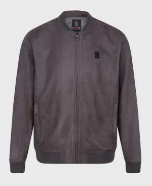 Luke 1977 Minky Marklew Suede Bomber Jacket Ash