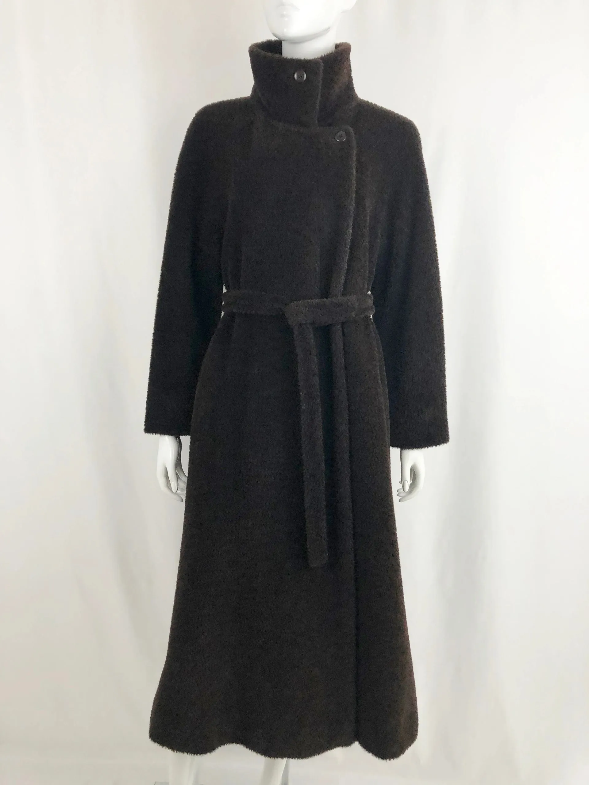 Max Mara Alpaca Belted Coat Size 4
