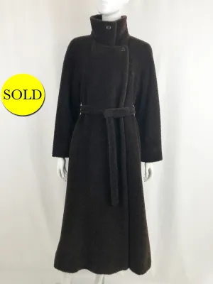 Max Mara Alpaca Belted Coat Size 4