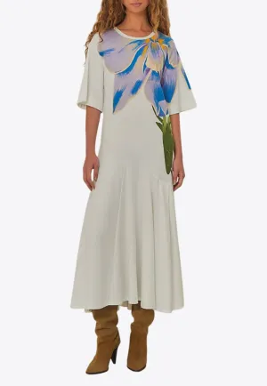 Maxi Flower Midi Dress