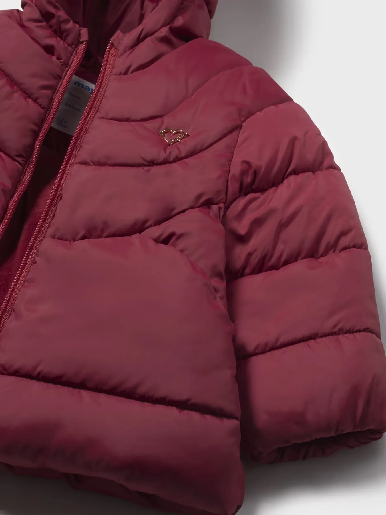 Mayoral Toddler Girl Red Padded Coat