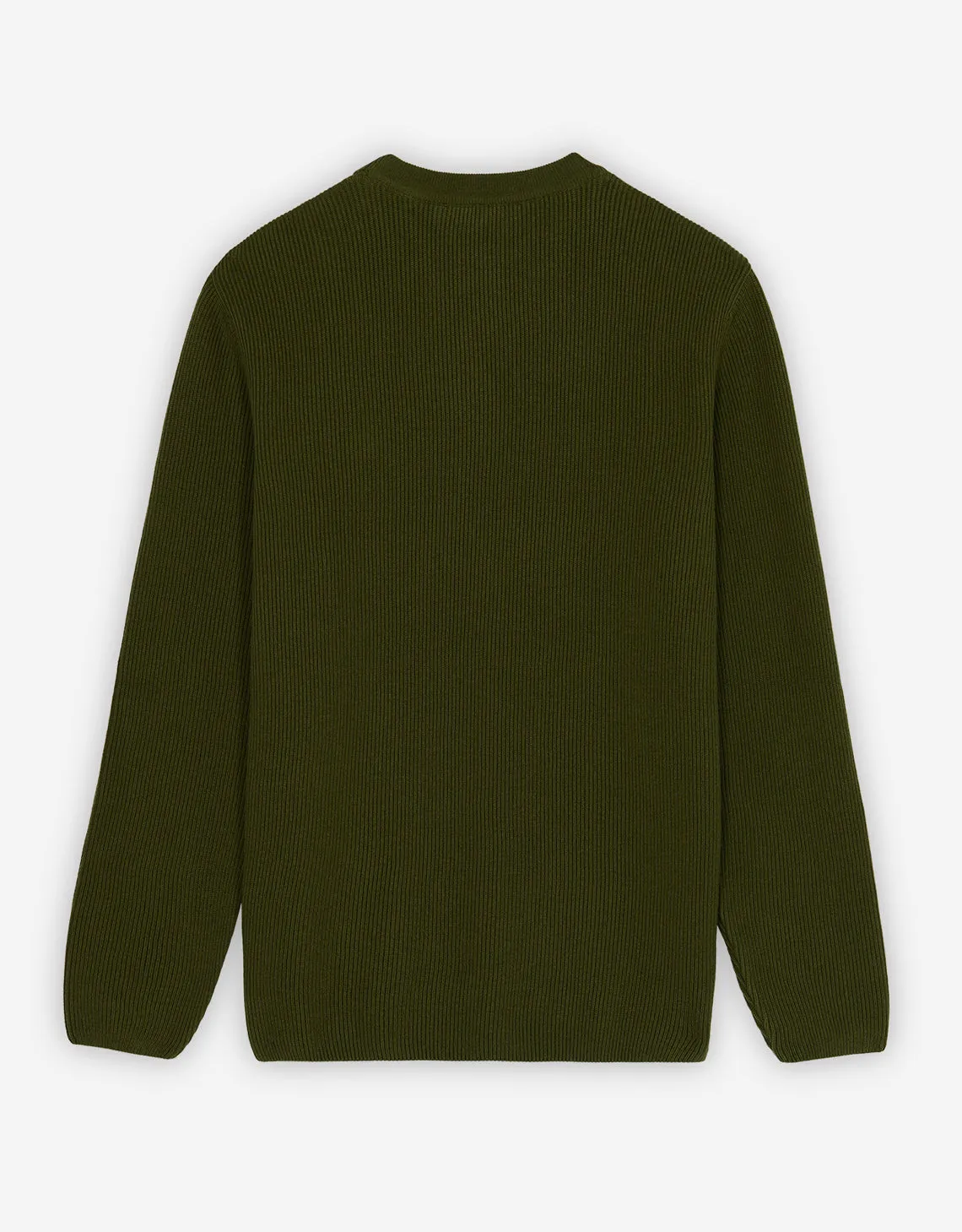 MEN'S BABY FOX PATCH RELAXED PULLOVER DARK KHAKI