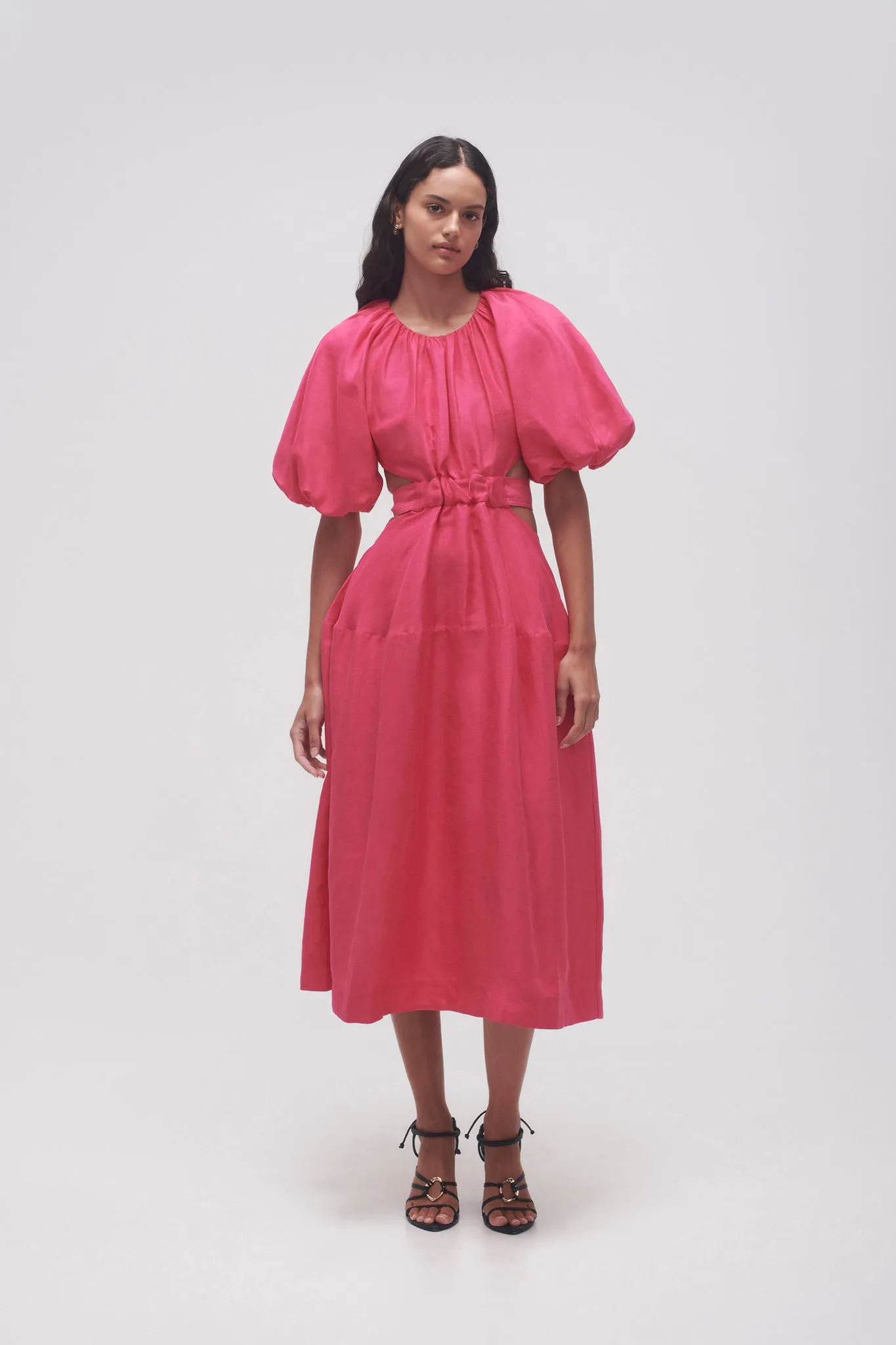 Mimosa Cutout Midi Dress