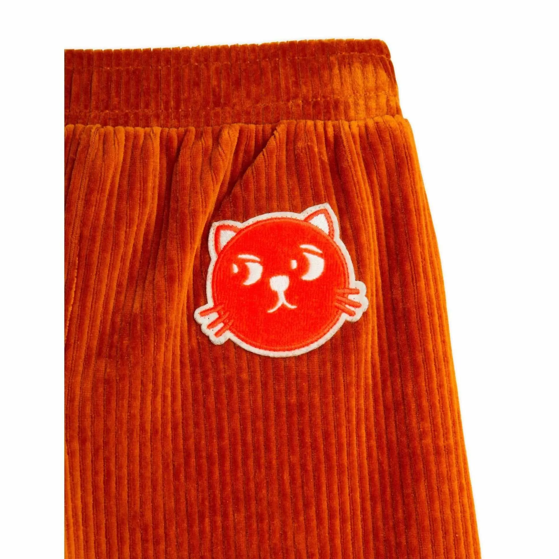 Mini Rodini - Cats corduroy velour trousers