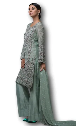 Mint Color Designer Salwar Kameez