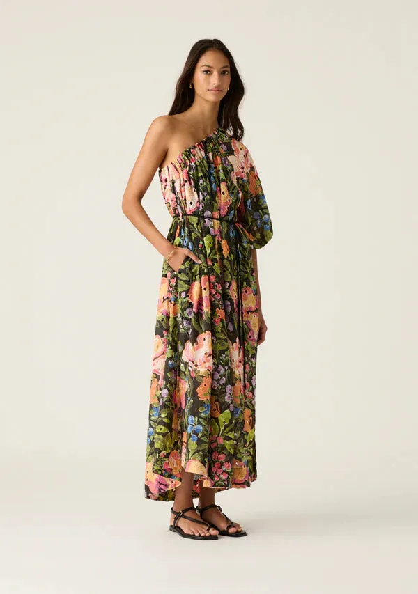 Mos the Label - Harper One Shoulder Dress -  Harper Print