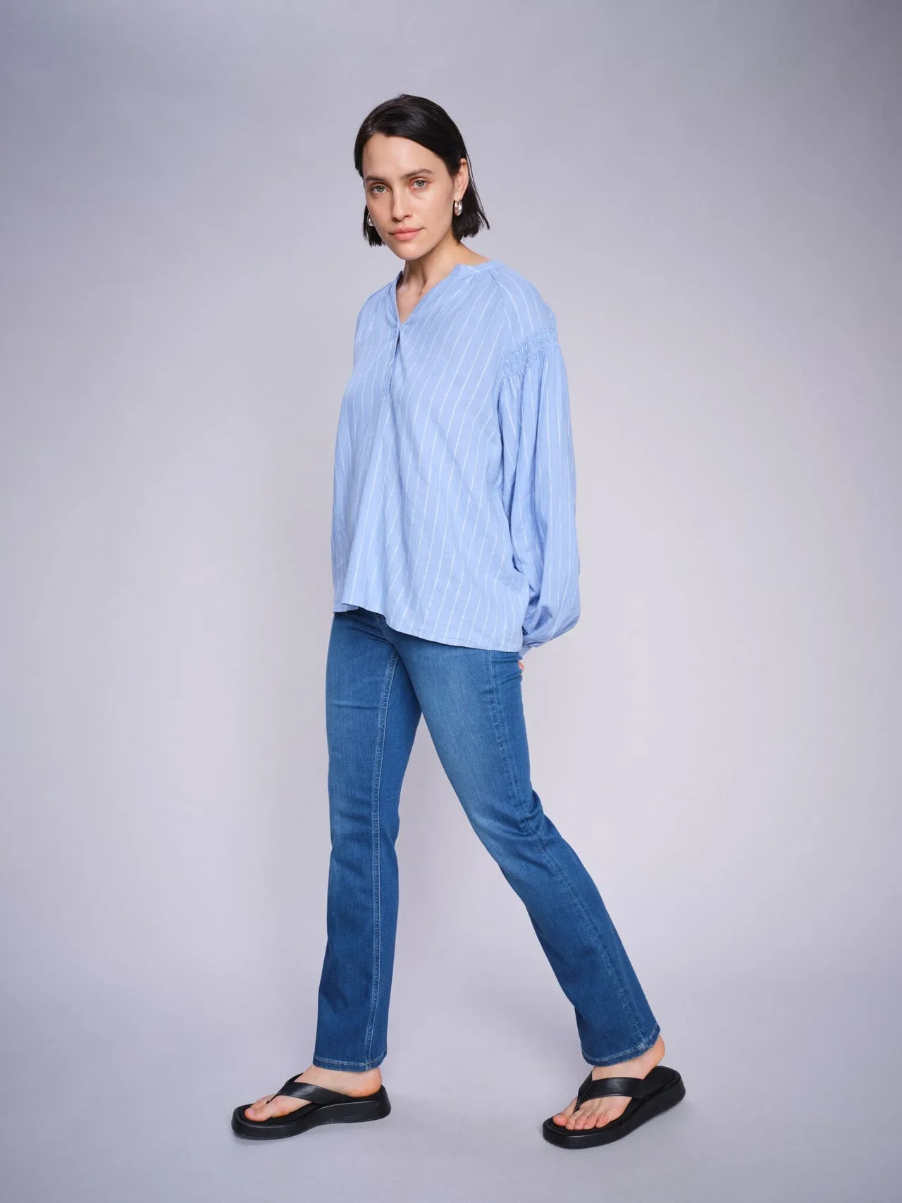 Mosmosh Ashley Deluxe Flare-Fit Jeans