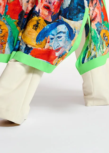 Multicolor 'The Intrigue' kimono - collaboration with KMSKA