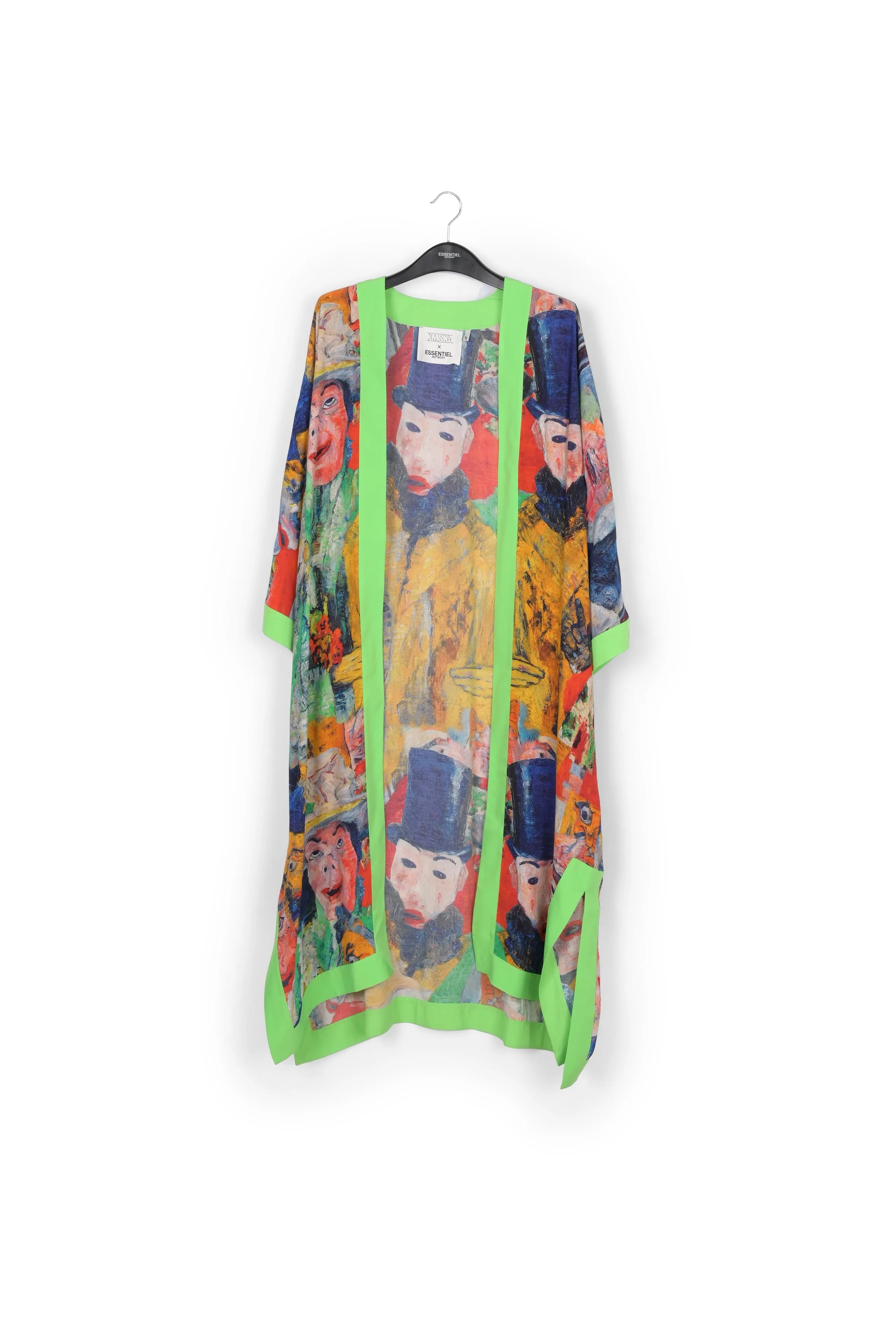 Multicolor 'The Intrigue' kimono - collaboration with KMSKA