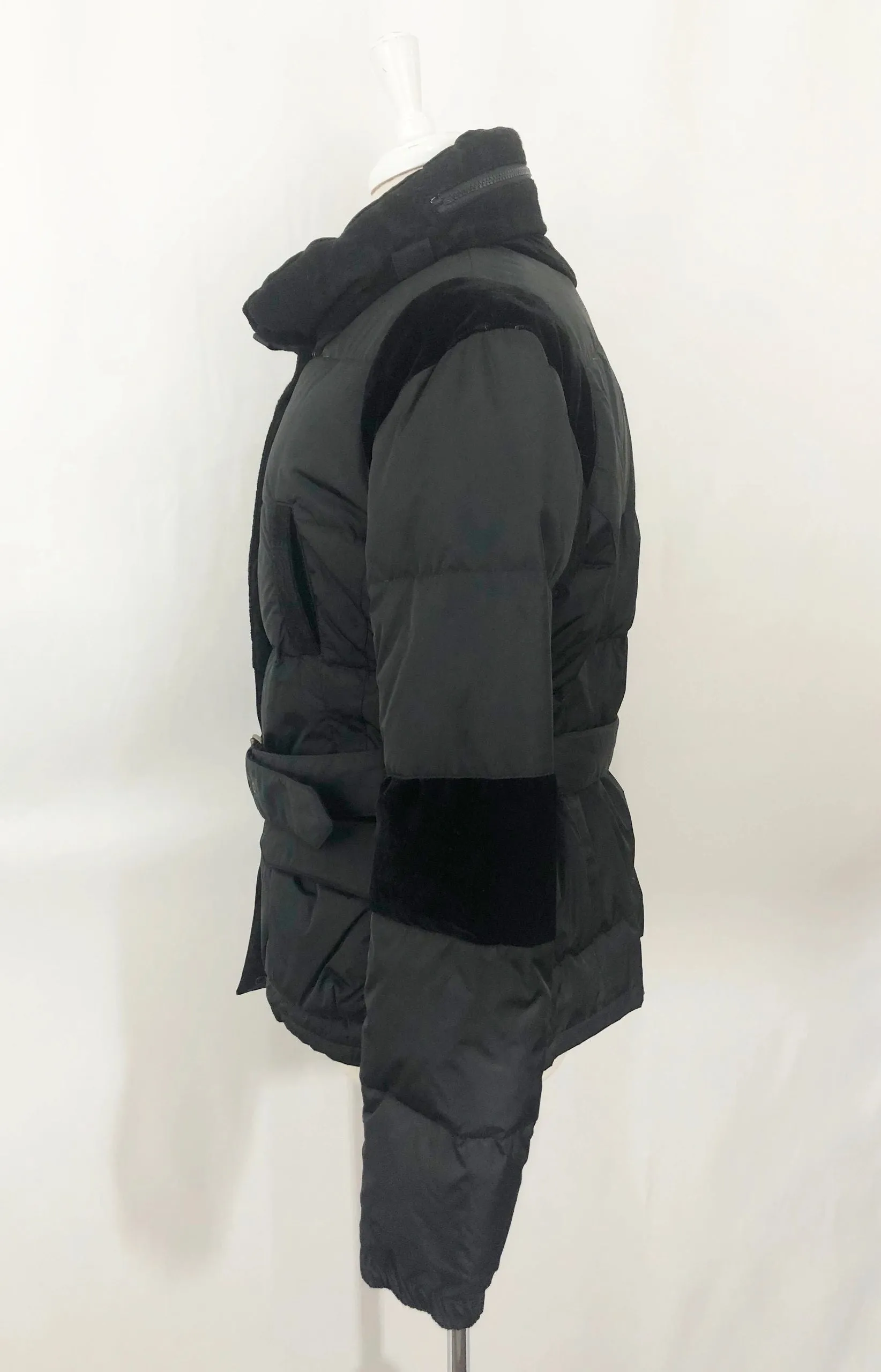 NEW Etro Belted Puffer Coat Size 46 It (M / 10 Us)