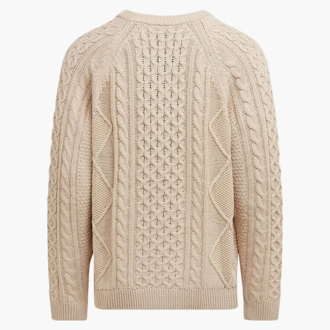 Nike Life Cable Knit Sweater (asia Sizing) Rattan