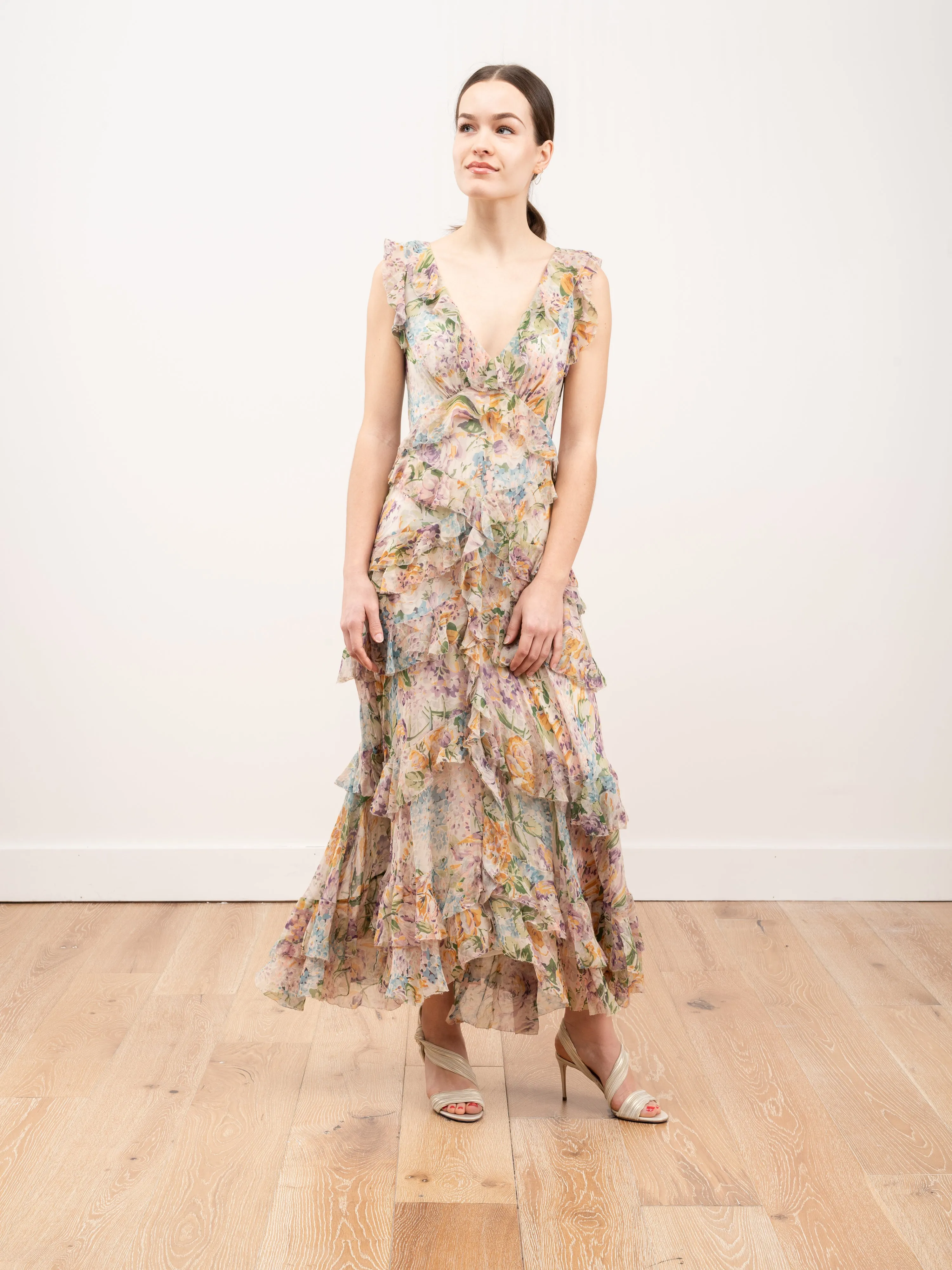 ninety-six flutter dress - tulip floral