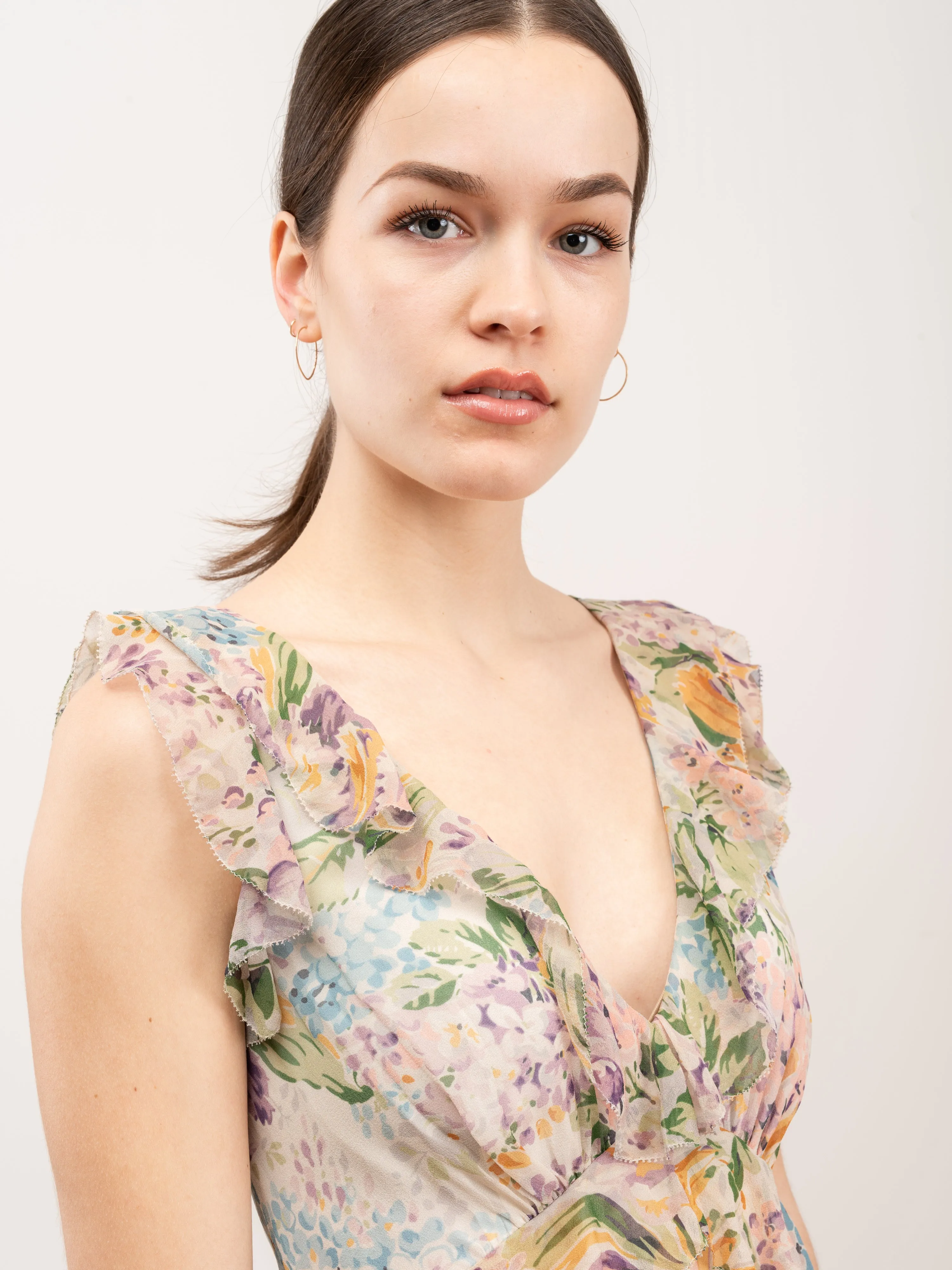 ninety-six flutter dress - tulip floral