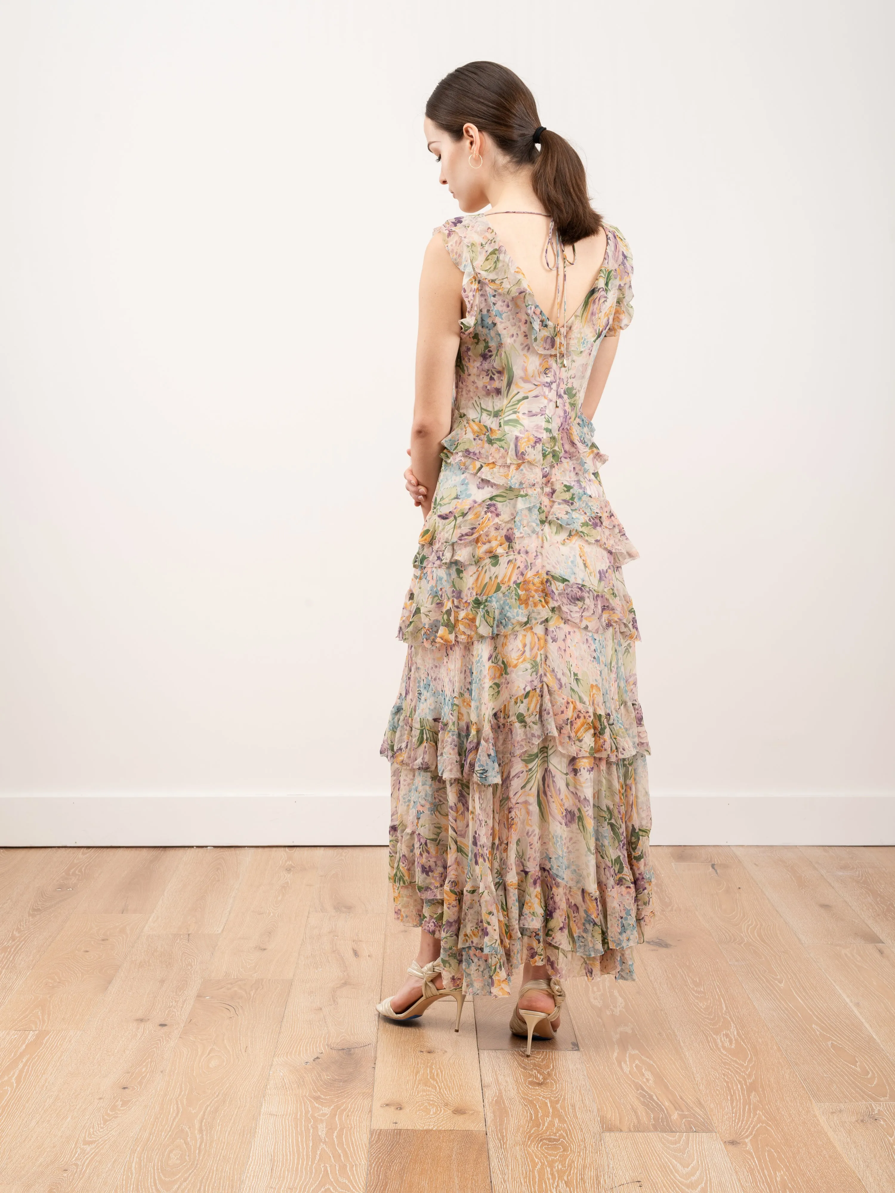 ninety-six flutter dress - tulip floral