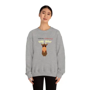 Oh Deer In Black | Crewneck Sweatshirt | Christmas Gifts For Her | Holiday Gifts | Trendy Gifts