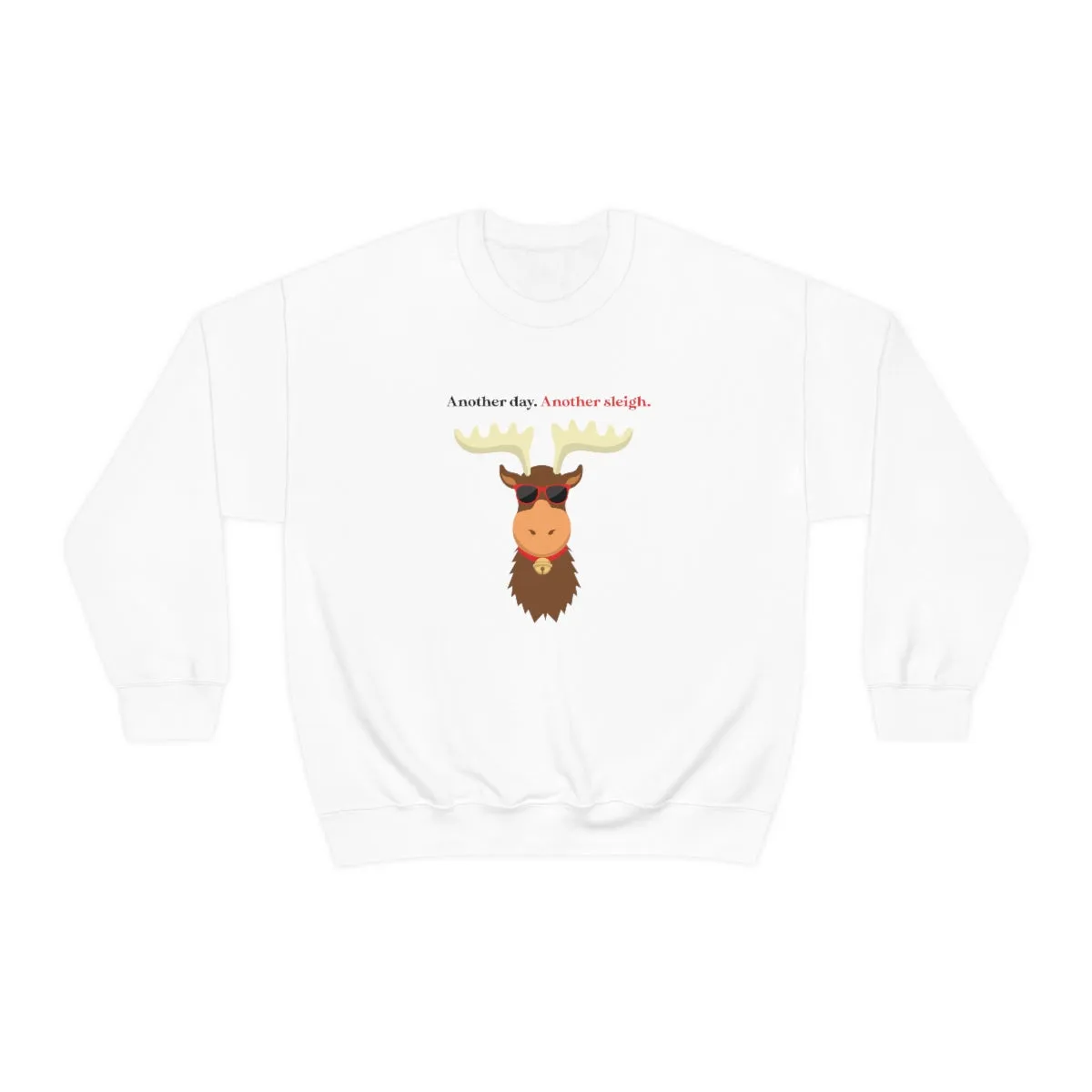 Oh Deer In Black | Crewneck Sweatshirt | Christmas Gifts For Her | Holiday Gifts | Trendy Gifts