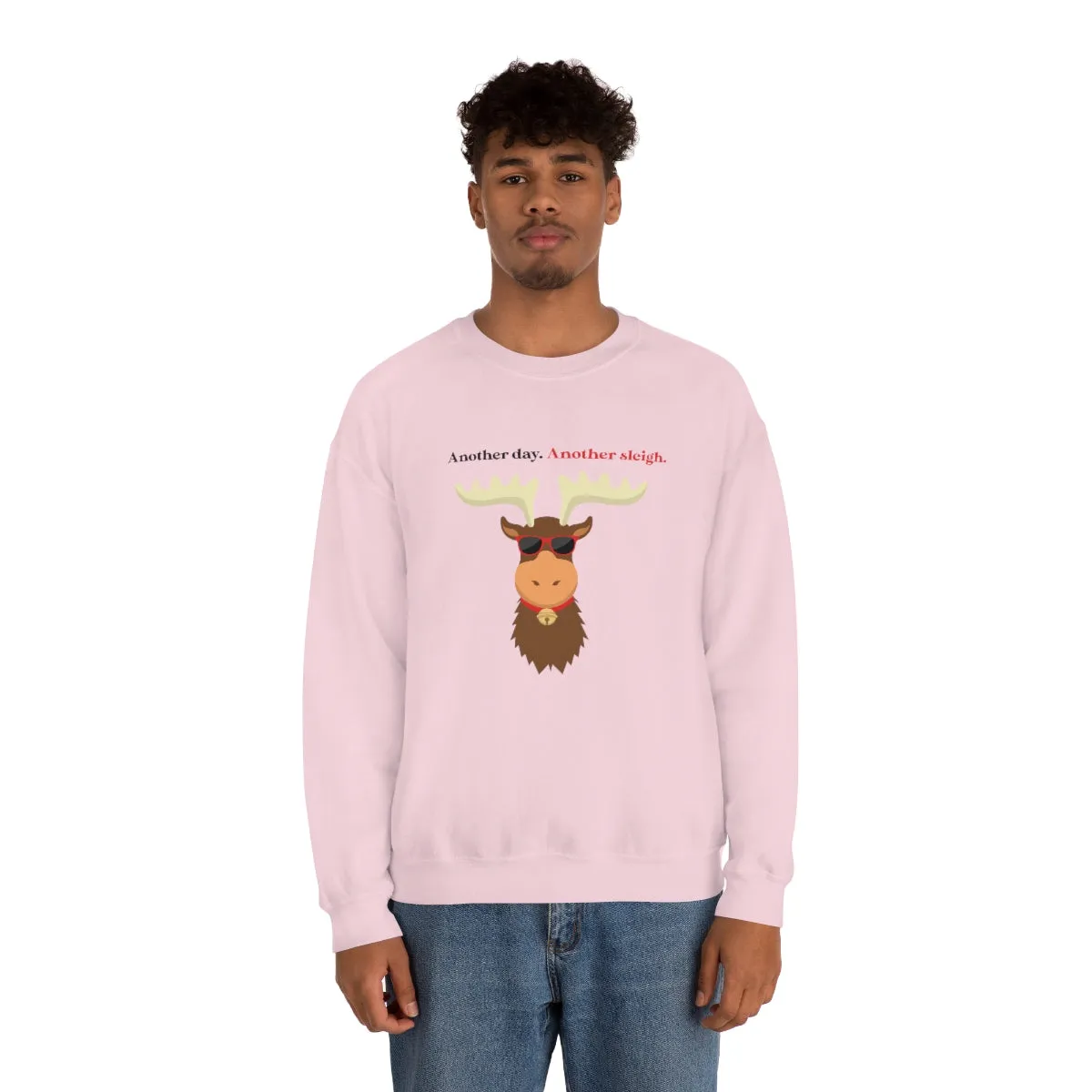 Oh Deer In Black | Crewneck Sweatshirt | Christmas Gifts For Her | Holiday Gifts | Trendy Gifts