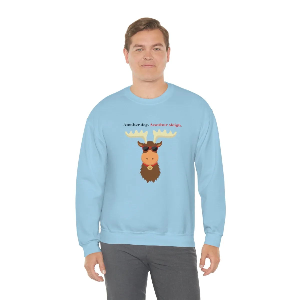 Oh Deer In Black | Crewneck Sweatshirt | Christmas Gifts For Her | Holiday Gifts | Trendy Gifts