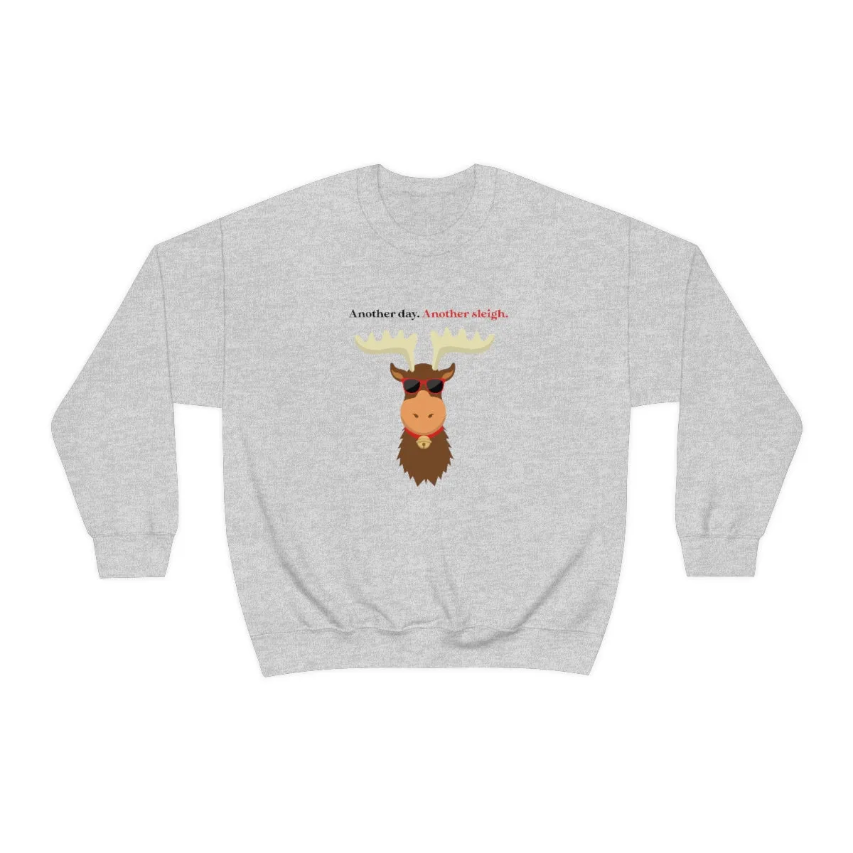 Oh Deer In Black | Crewneck Sweatshirt | Christmas Gifts For Her | Holiday Gifts | Trendy Gifts