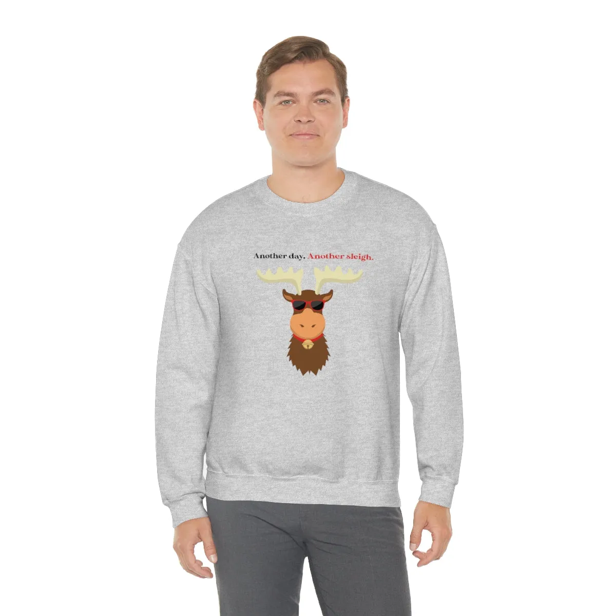 Oh Deer In Black | Crewneck Sweatshirt | Christmas Gifts For Her | Holiday Gifts | Trendy Gifts