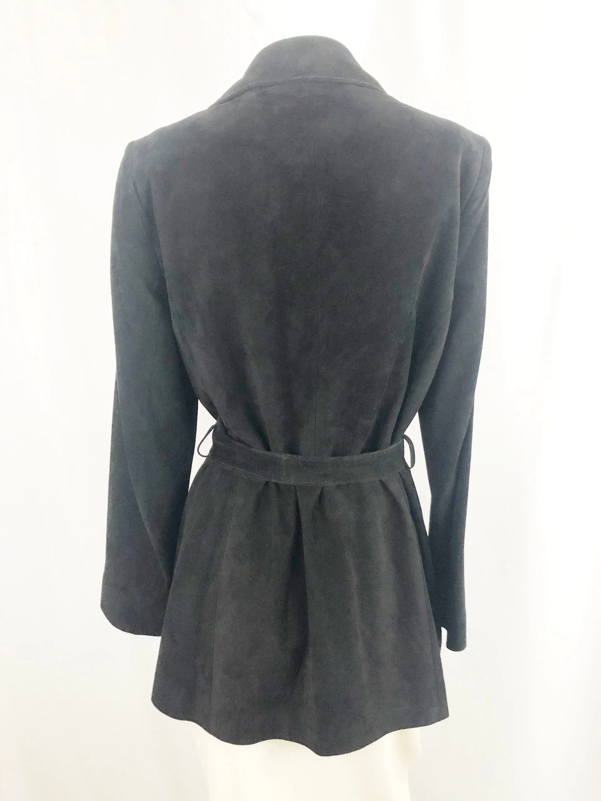 Overland Belted Suede Coat Size 6
