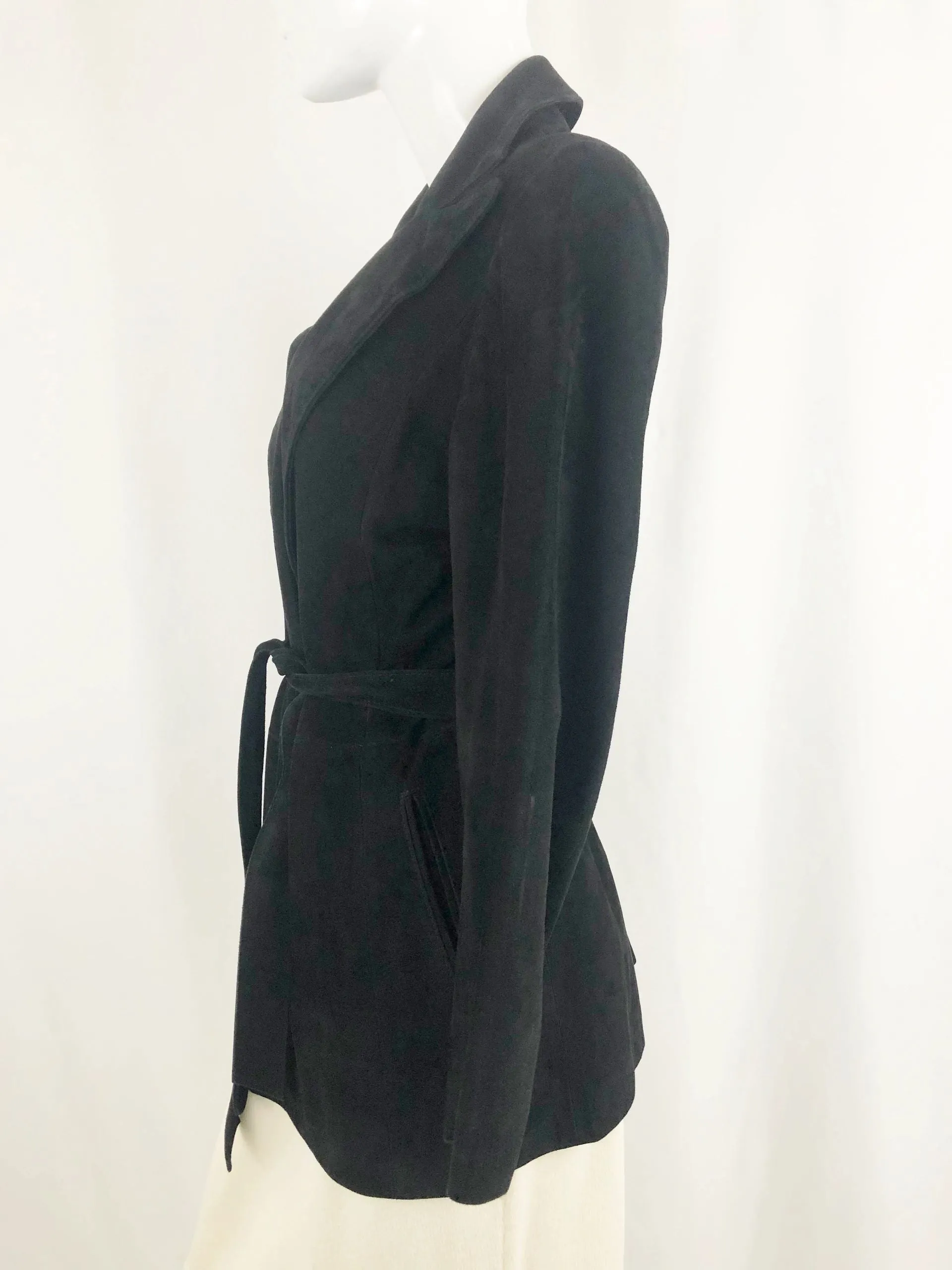 Overland Belted Suede Coat Size 6