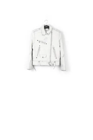 Oversized biker jacket