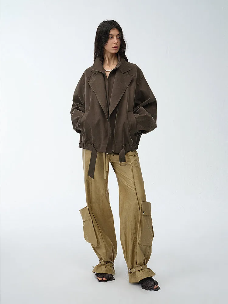 Oversized Brown Jacket