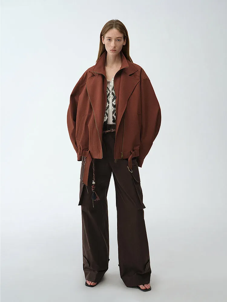 Oversized Brown Jacket
