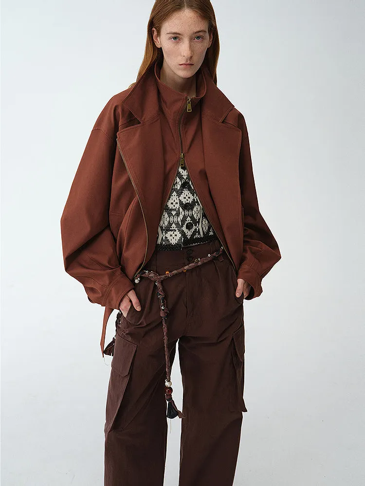 Oversized Brown Jacket