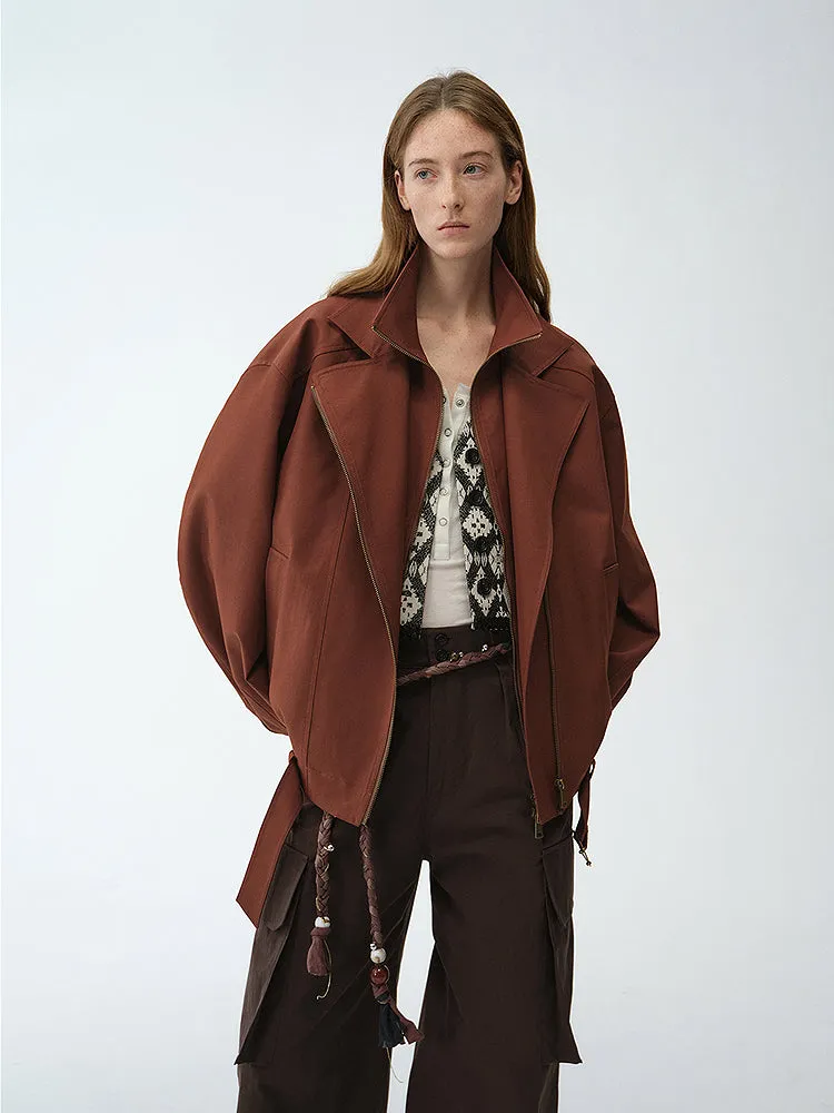 Oversized Brown Jacket