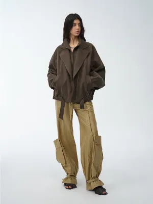 Oversized Brown Jacket