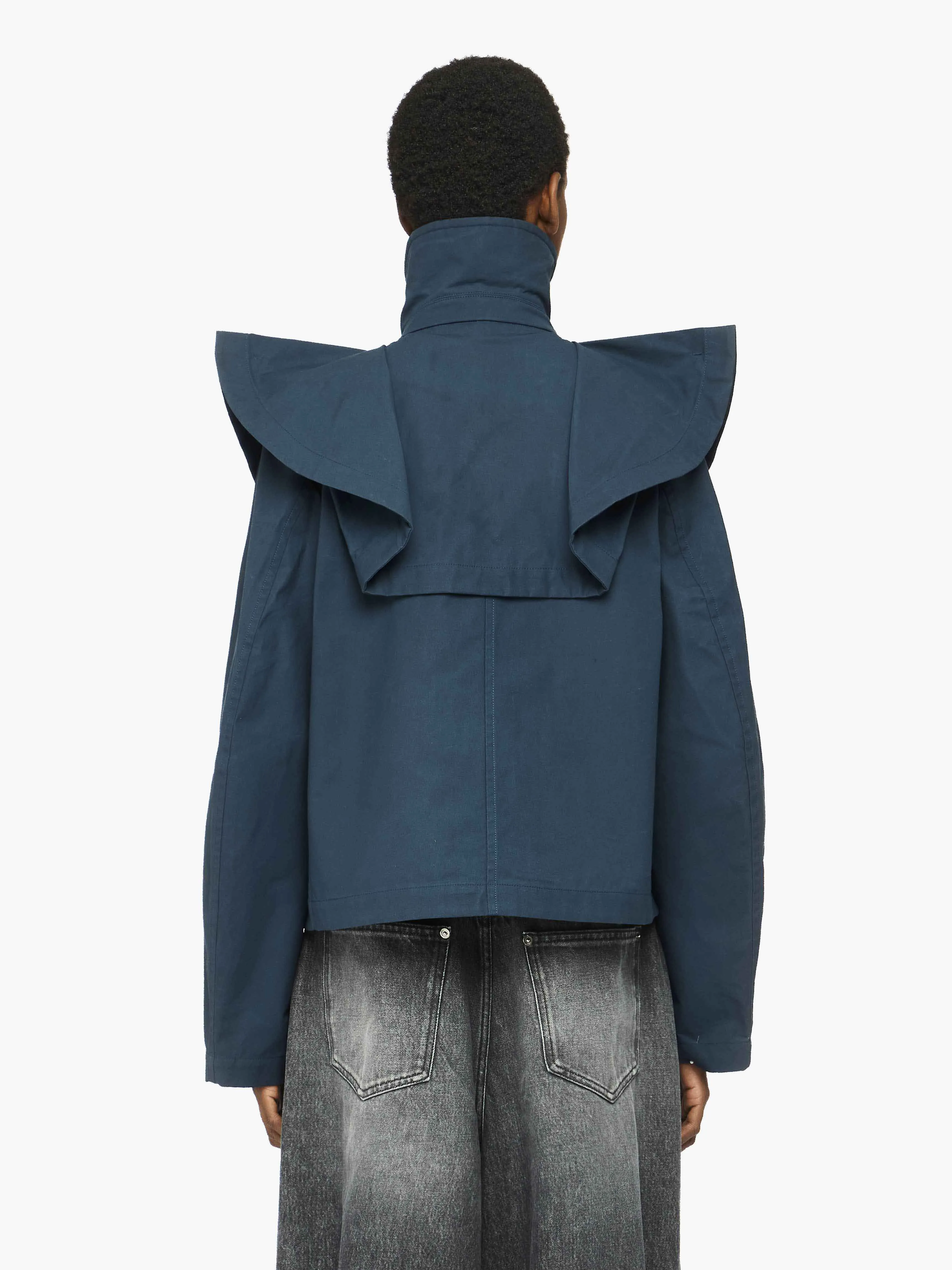 OVERSIZED COLLAR TRENCH JACKET