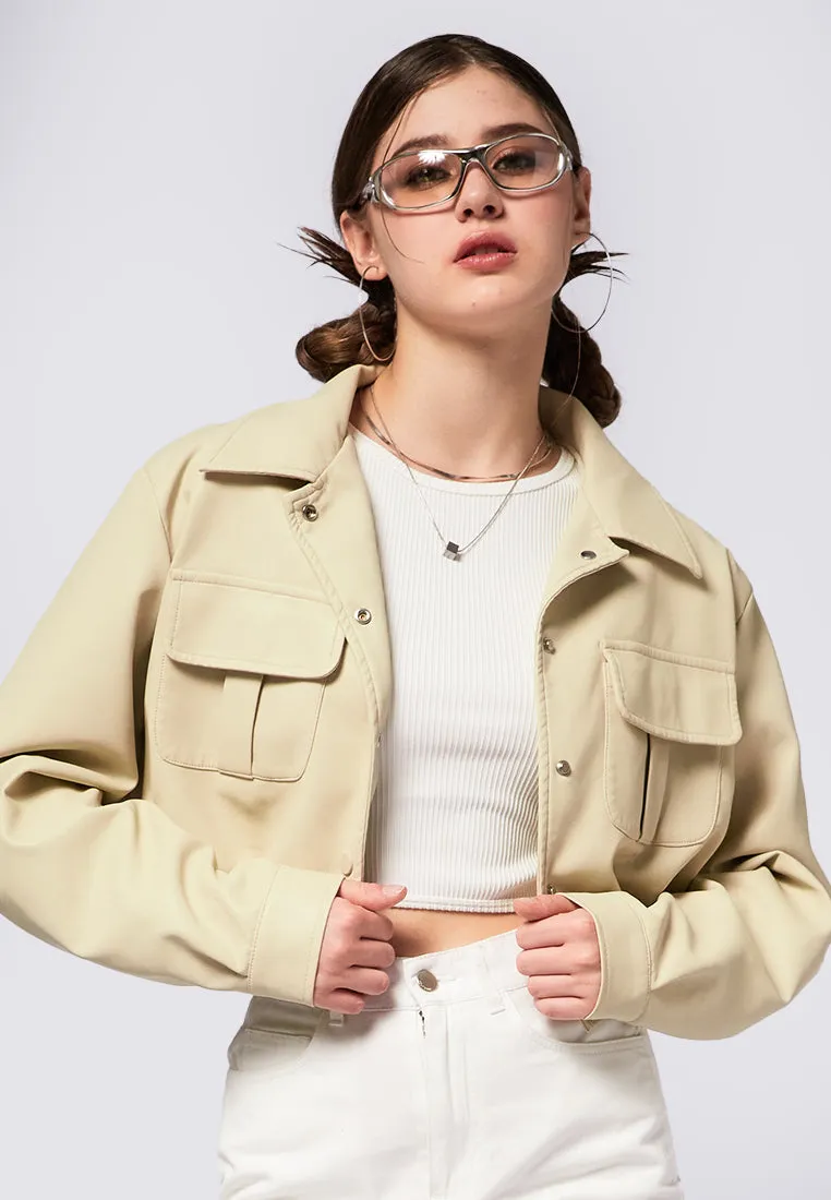 Oversized Crop Jacket