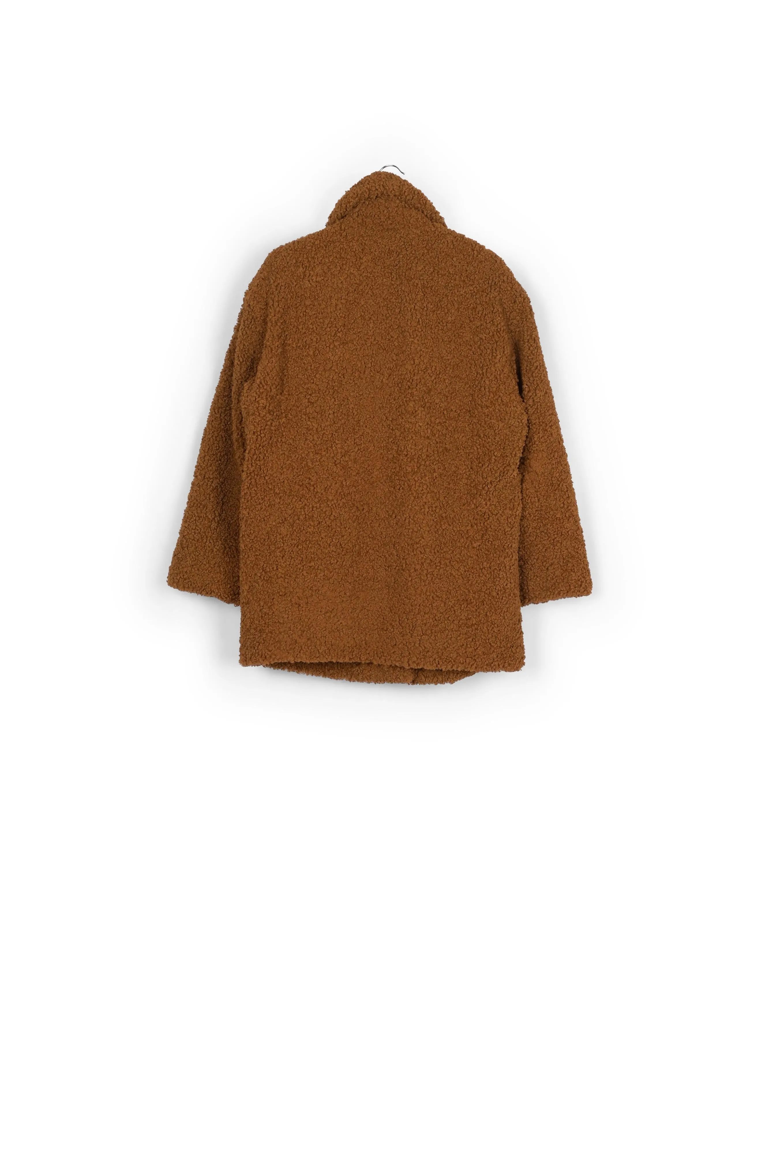 Oversized fake fur coat