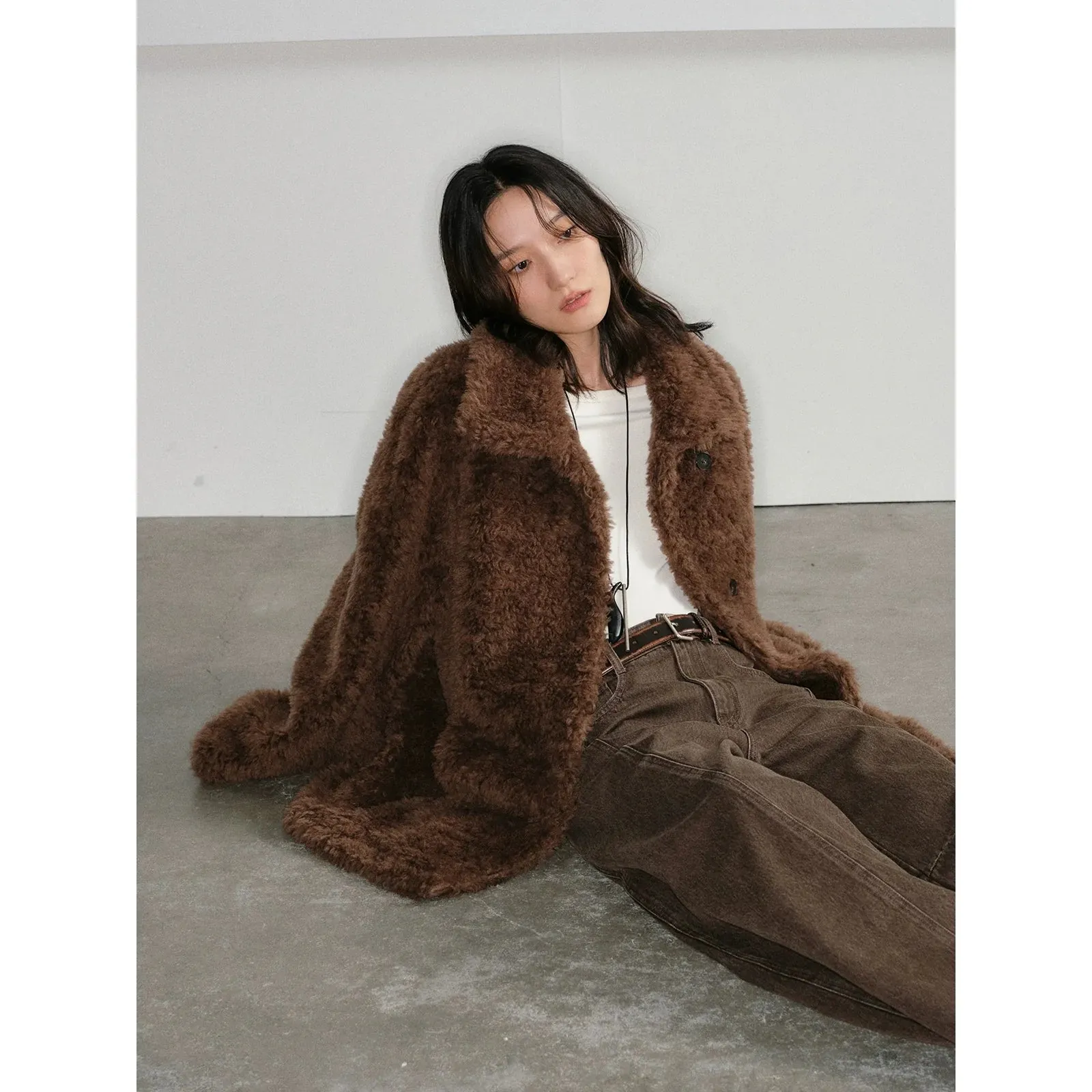 Oversized Faux Fur Coat