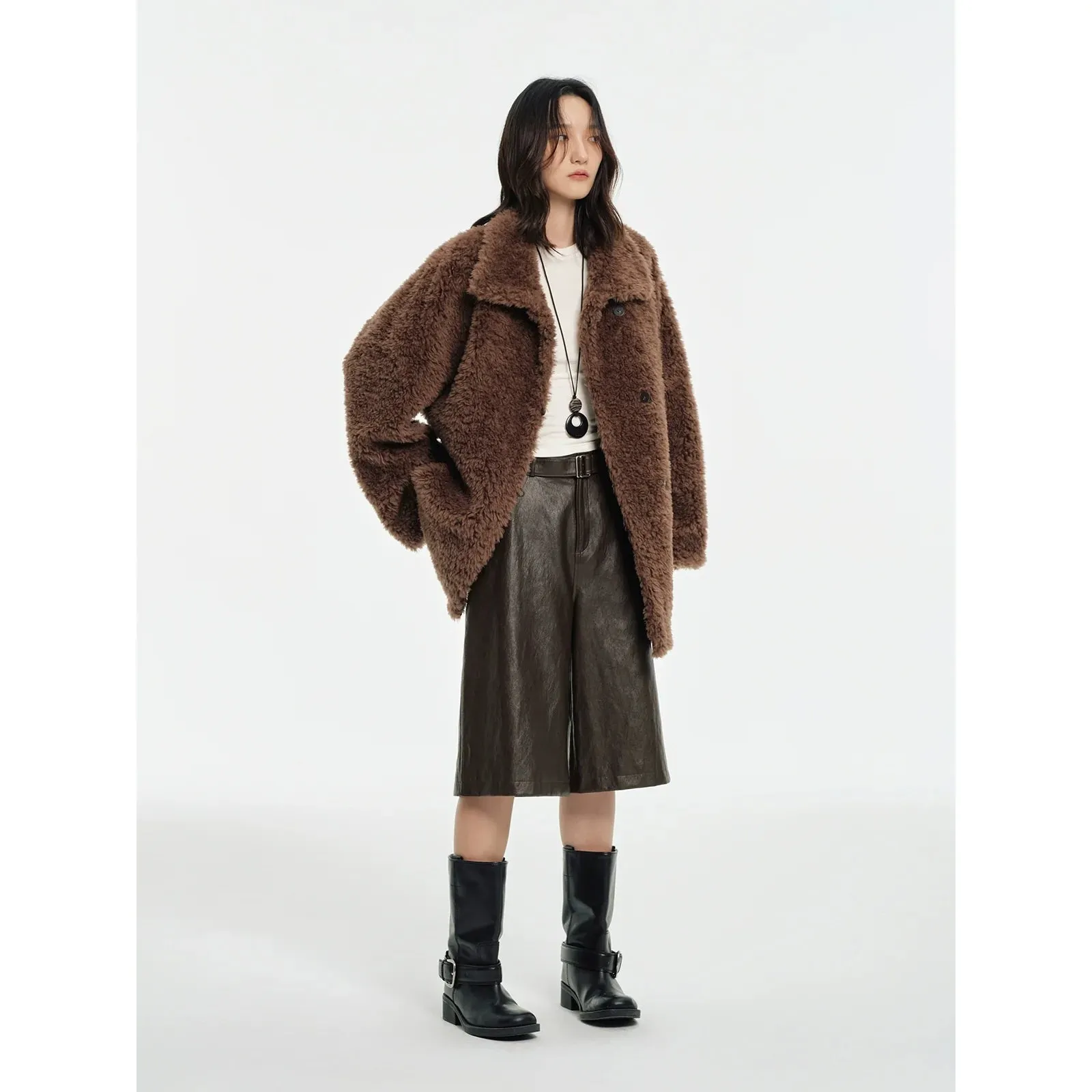 Oversized Faux Fur Coat